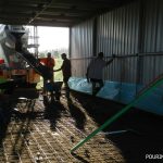 Pouring the floor